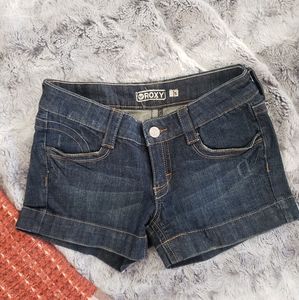 Women's Dark Blue Jean Shorts